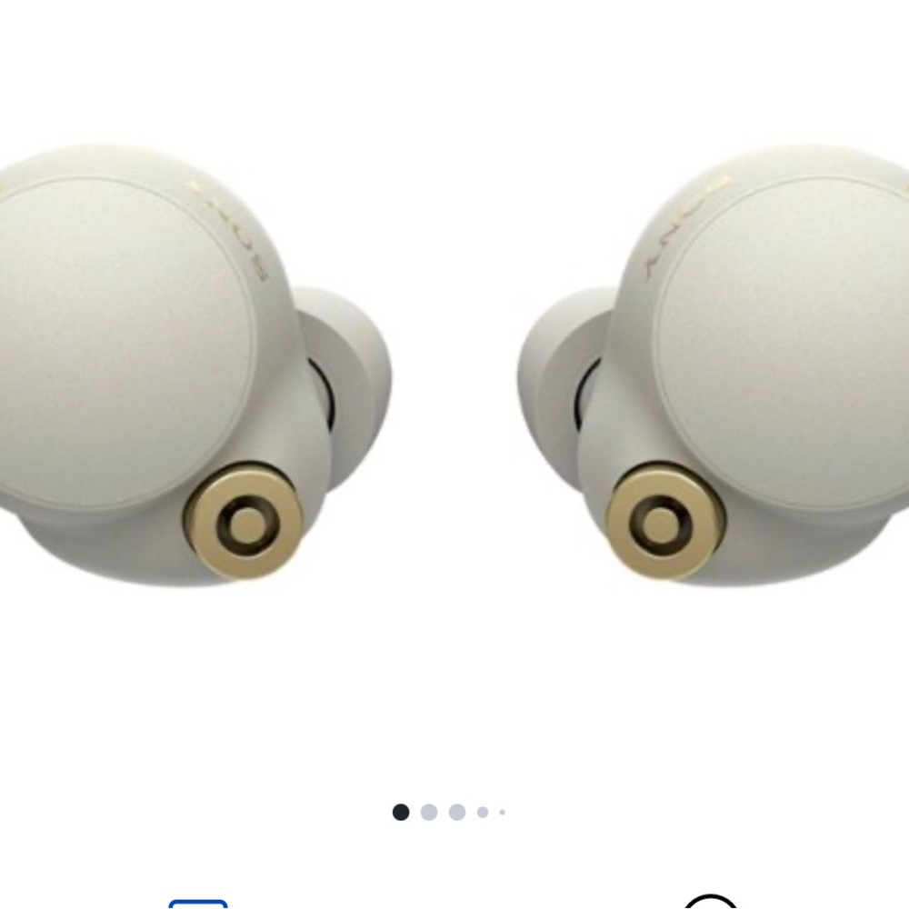 Sony - WF-1000XM4 True Wireless Noise Cancelling In-Ear Headphones - Silver